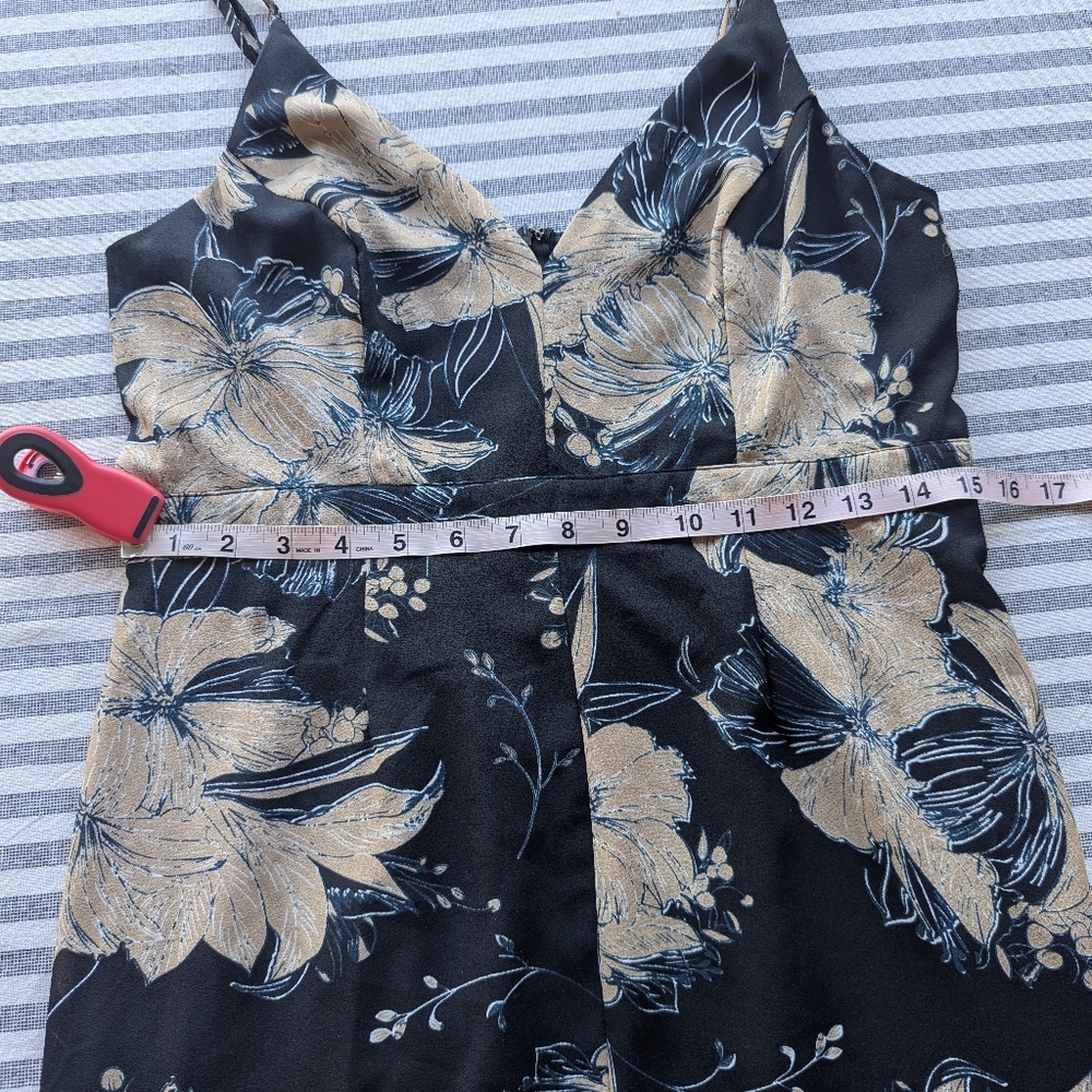 Lulu's High Low Mermaid Floral Dress - Picture 5 of 9